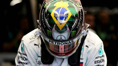 Mit Brasilien-Flagge zum Brasilien-Sieg? Lewis Hamilton macht trotz vorzeitigem Titel Ernst