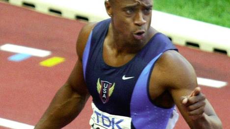 Jon Drummond gewann 1996 über 4x100 Meter Gold mit der US-Staffel