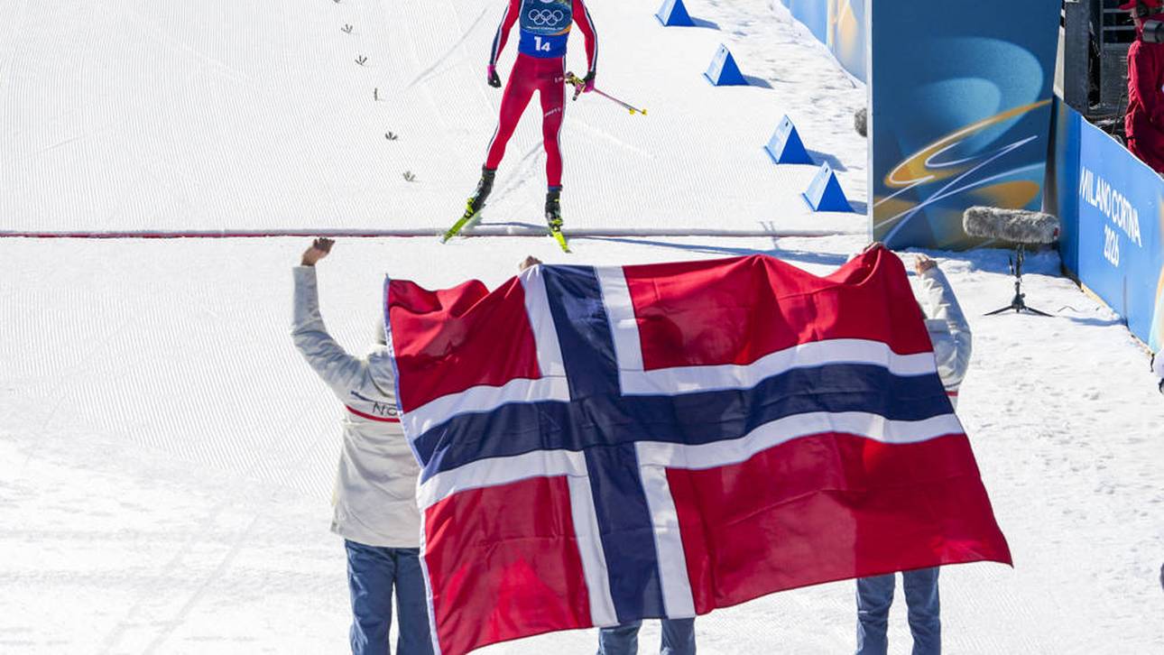 Das norwegische Team führt den Medaillenspiegel bei den Olympischen Spielen 2026 in Mailand und Cortina erneut an
