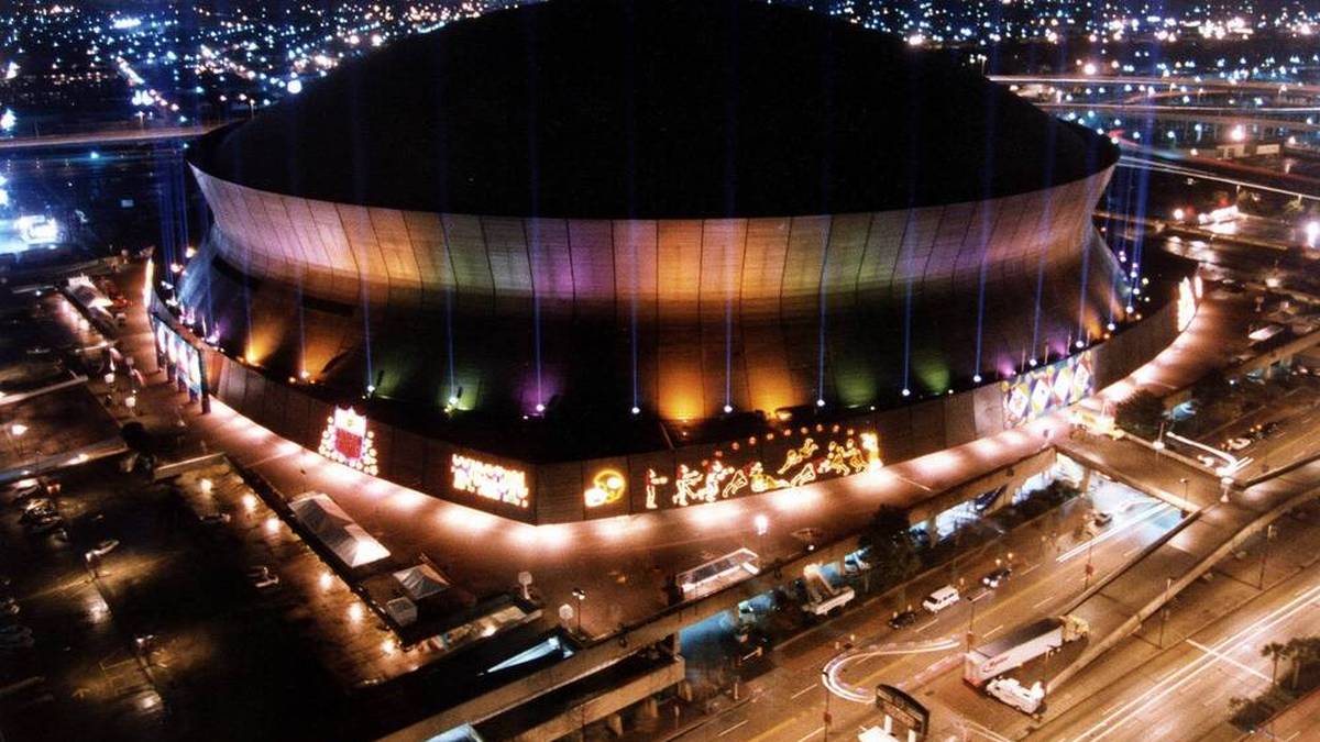 Der Superdome in New Orleans steht zunächst nicht zur Verfügung