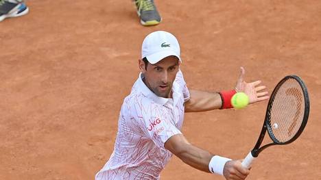 Novak Djokovic peilt den Turniersieg in Rom an