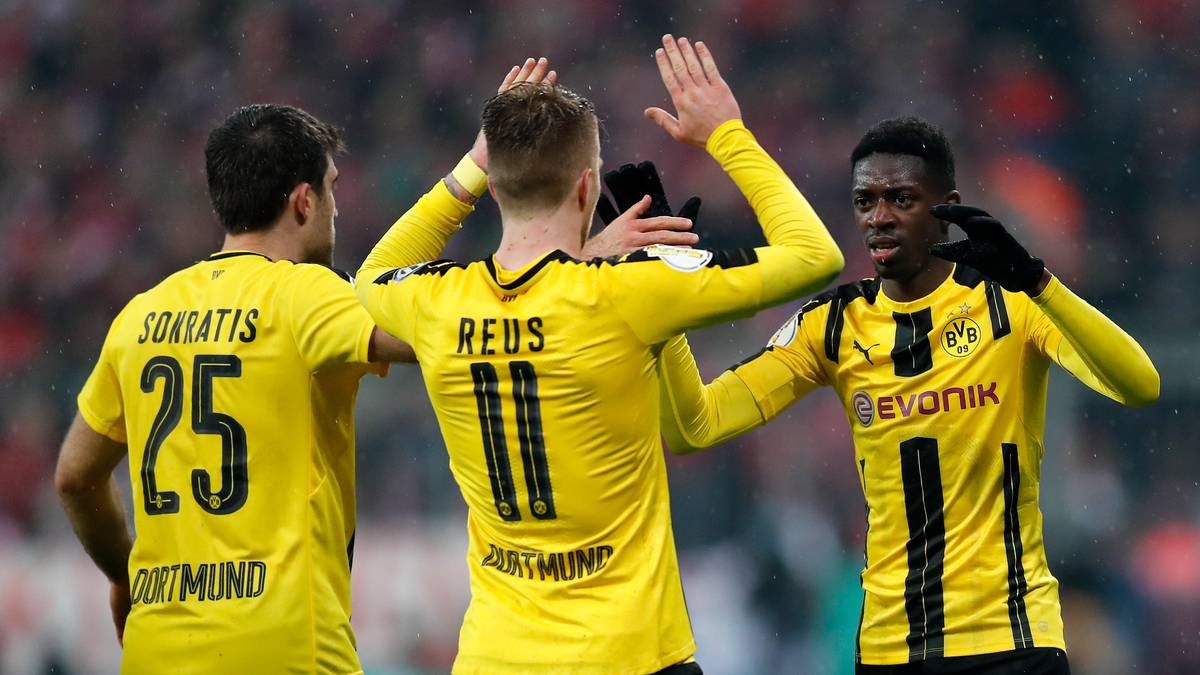 Das war's: Der FC Bayern kann vor heimischem Publikum nicht mehr zurückschlagen. Dortmund steht gegen Frankfurt im Pokalfinale