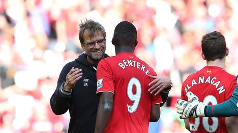 Jürgen Klopp und Christian Benteke