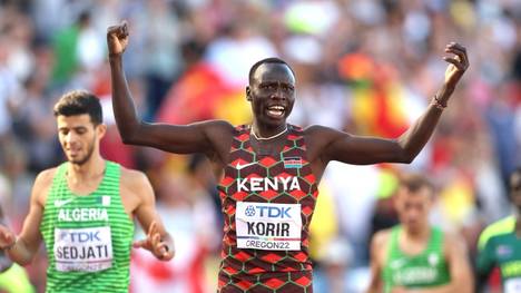 Emmanuel Korir siegt über 800 m