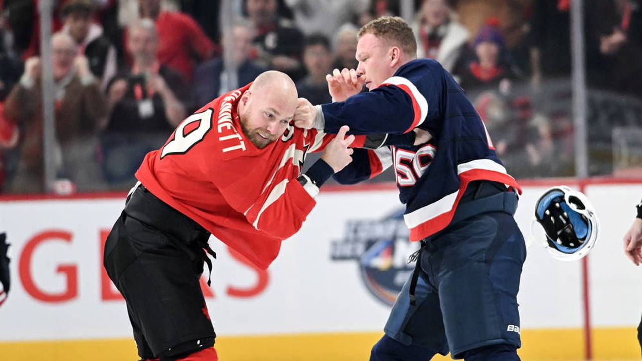 Drei Prügeleien in neun Sekunden!