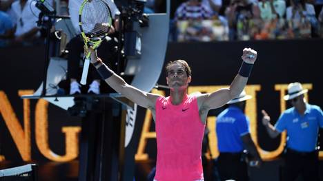 Rafael Nadal steht in der 2. Runde der Australian Open
