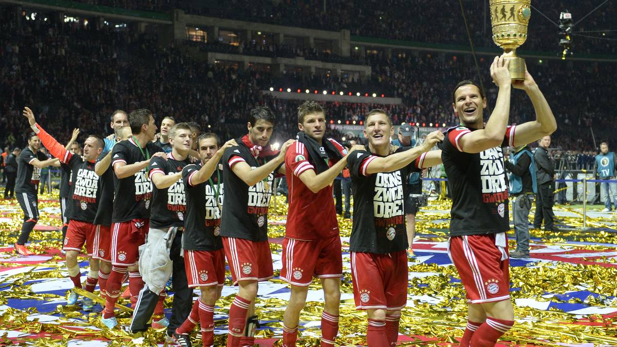 Ein Jahr später gibt es das Wiedersehen im Finale von Berlin: Im Sommer 2013 setzt sich der deutsche Rekordmeister im Finale des DFB-Pokals durch. Das Spiel ist dank mutig aufspielender Stuttgarter aber spannender als erwartet