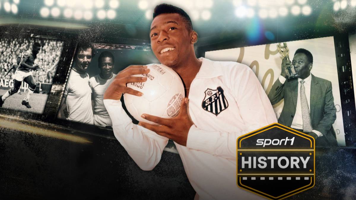 SPORT1 History über Brasiliens Legende Pelé