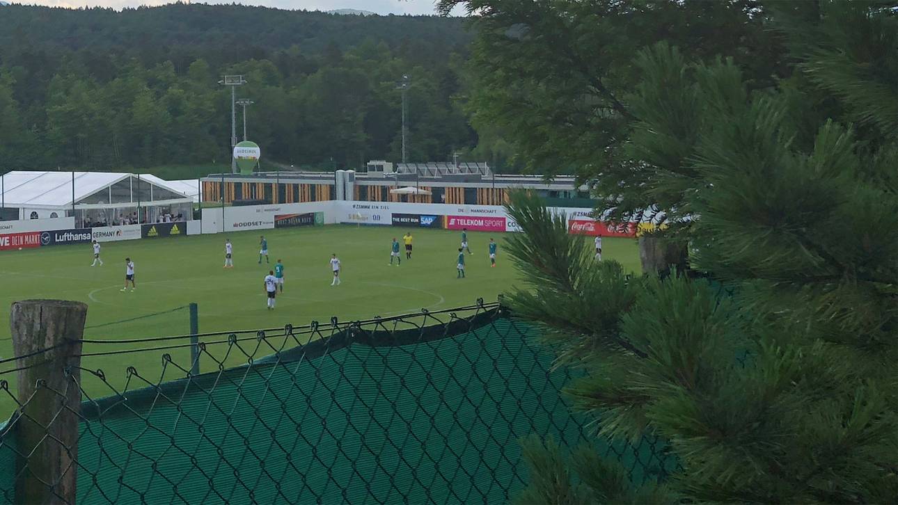 Auf diesem Foto ist das Testspiel des DFB-Teams zu sehen