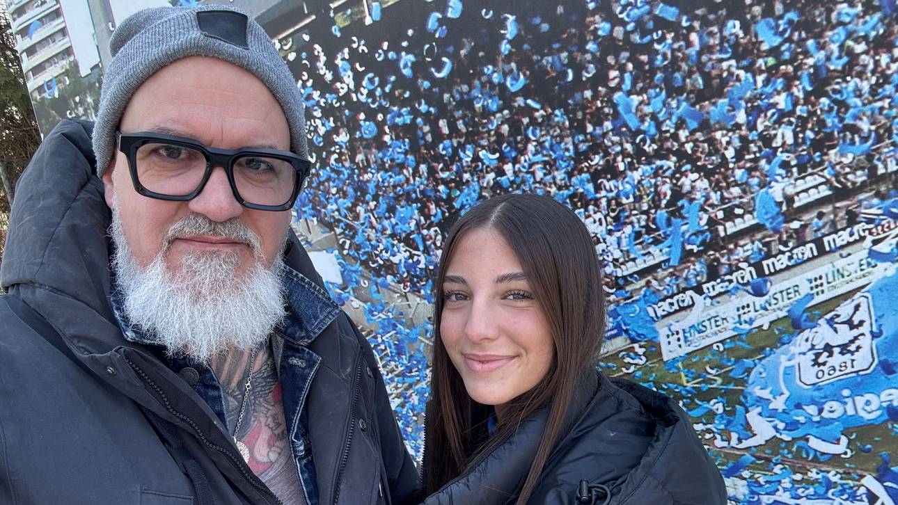 SPORT1-Reporter Reinhard Franke (l.) traf Ejona Rexhepi in München