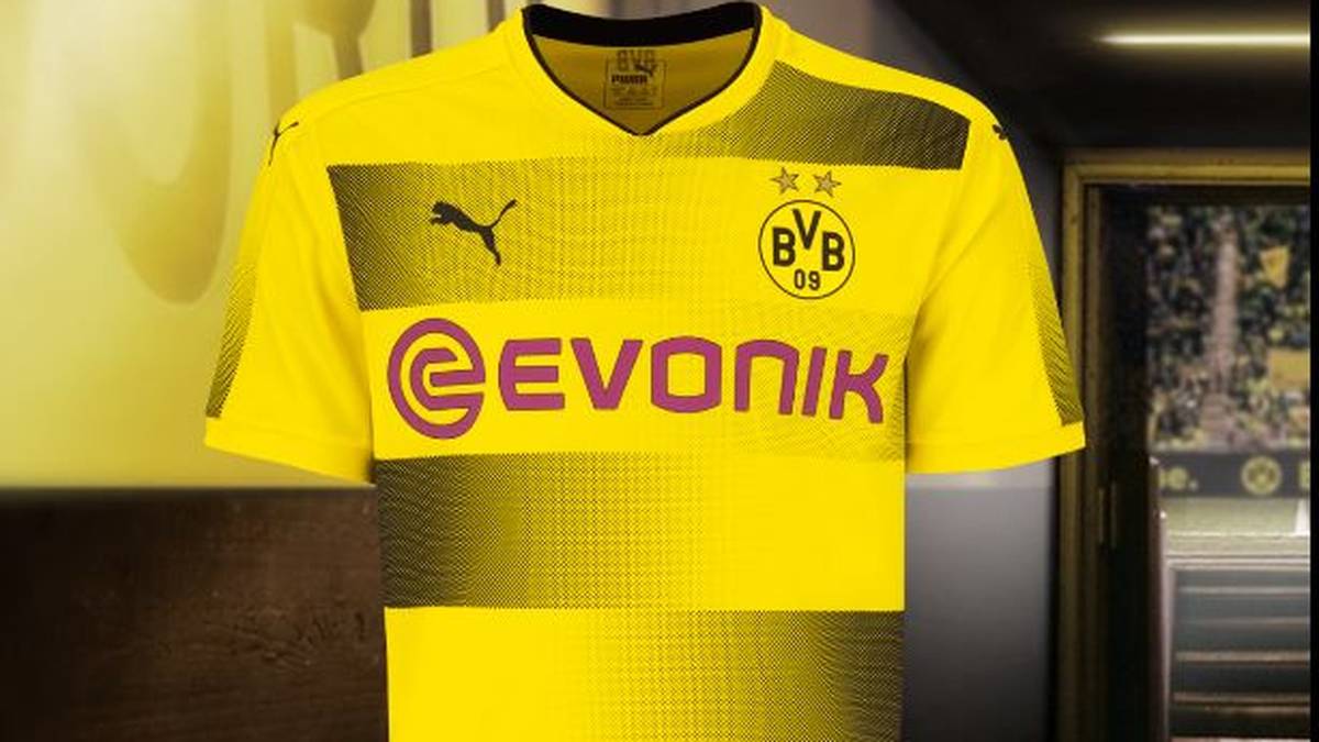 Statt auf klassischen Style kommt das neue BVB-Trikot aber sehr dynamisch daher