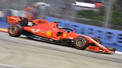 Charles Leclerc legt im letzten freien Training vor dem Rennen in Singapur die beste Zeit hin