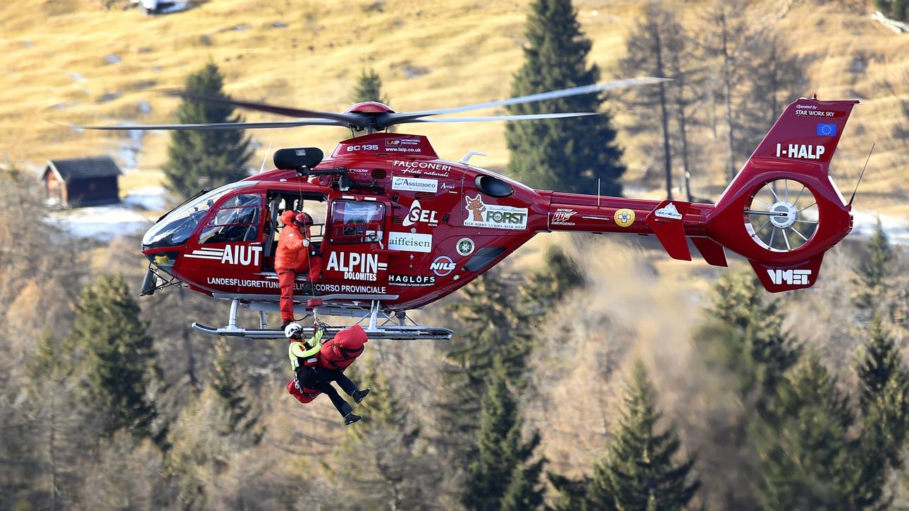 Schwerer Sturz in Gröden