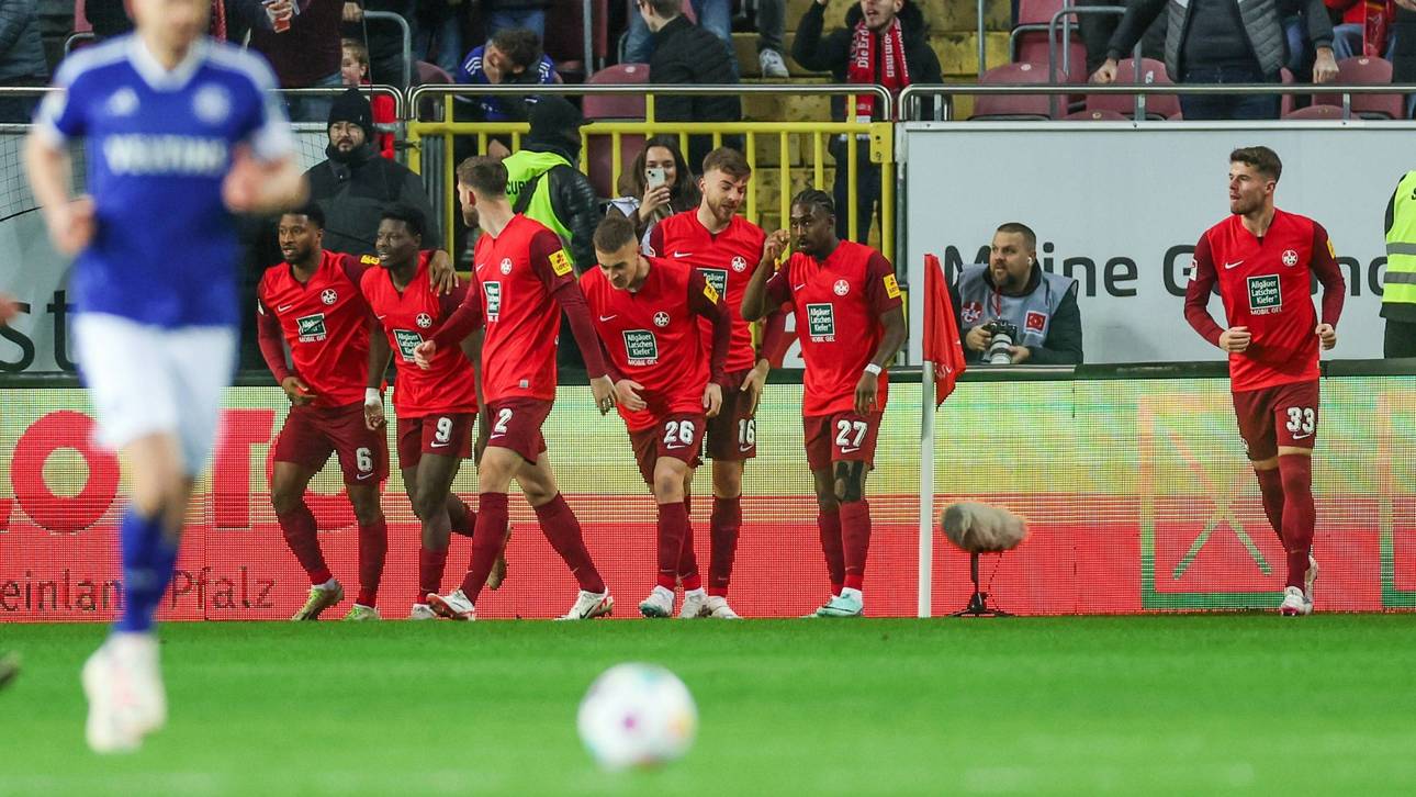 Kaiserslautern landet Befreiungsschlag gegen Schalke