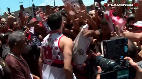 Lucas Paquetá kehrt von West Ham United in seine brasilianische Heimat zu Flamengo Rio de Janeiro zurück - und wird von den Fans umjubelt, als gäbe es kein Morgen mehr. 