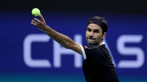 Roger Federer kämpft bei den US Open um den Einzug in Runde drei