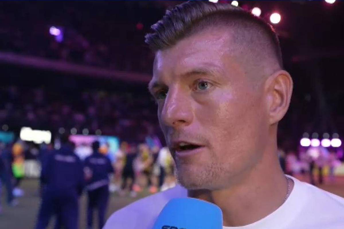 Toni Kroos spricht am Rande der Icon League über Real Madrids neuen Trainer Xabi Alonso. Außerdem richtet er lobende Worte an die scheidenden Luka Modric und Carlo Ancelotti.