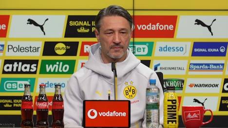 Der Trainer von Borussia Dortmund, Niko Kovac, gibt bei der Pressekonferenz vor dem Spiel gegen den VfB Stuttgart ein kurzes Update zur Verletzung von Niklas Süle. 
