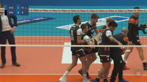 Drama in fünf Akten im ersten Spiel der Final-Playoffs um die Meisterschaft in der Volleyball-Bundesliga. Nach 2:0-Führung gelingt den Berlin Recycling Volleys ein bärenstarkes Comeback gegen Rekordmeister VfB Friedrichshafen. 