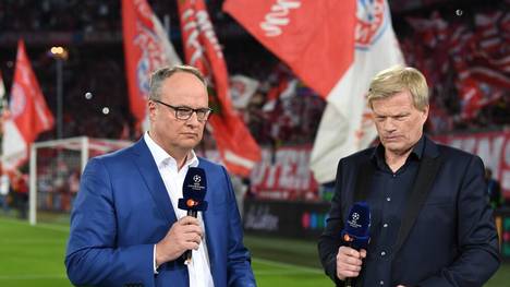 Oliver Welke (l.) begleitete mit Oliver Kahn zusammen viele Fußballübertragungen im ZDF