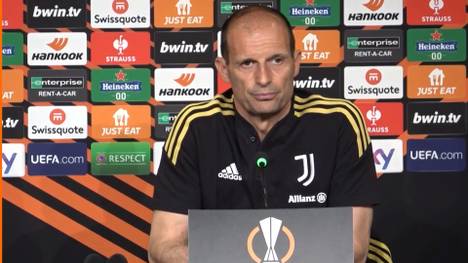 Juve-Trainer Massimiliano Allegri spricht über weitere Punktabzüge und das bevorstehende Duell mit dem FC Sevilla in der Europa League.