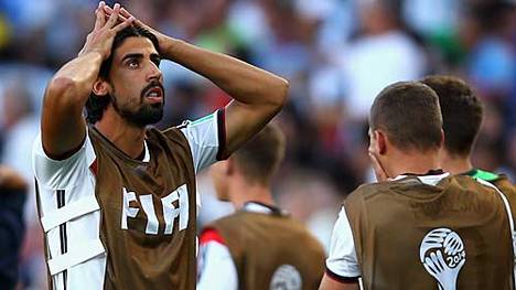 Sami Khedira musste im WM-Finale von der Bank aus zusehen
