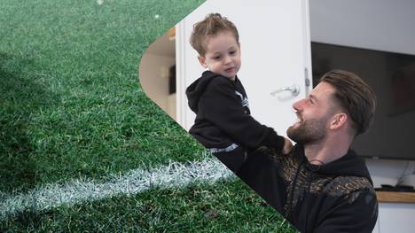 Fanliebling und Familienpapa Philipp Kühn öffnet seine Tür und stellt uns sein Zuhause vor! Da singt selbst der Sohn schon die Vereinshymne ;-)