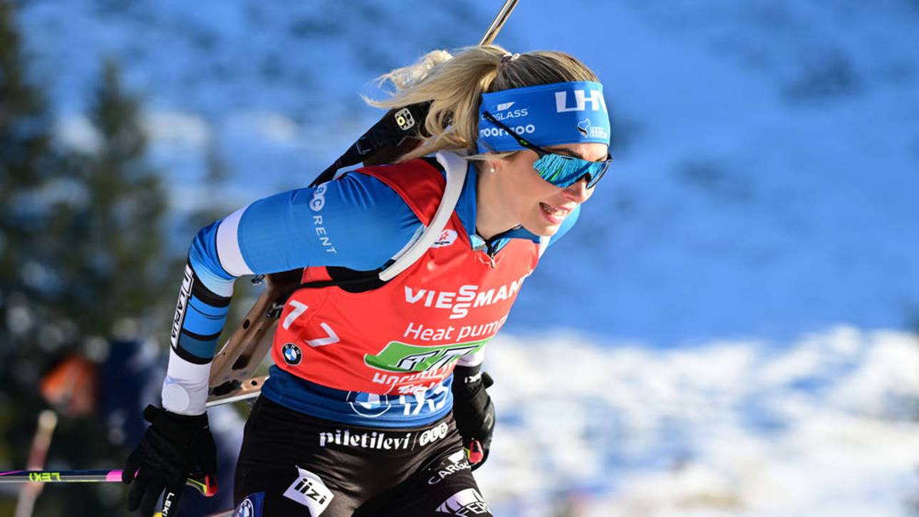 Regina Ermits läuft bisher eine starke Biathlon-Saison