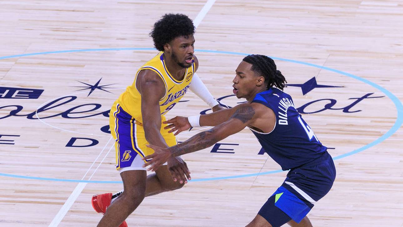 Schwaches Debüt von Bronny James