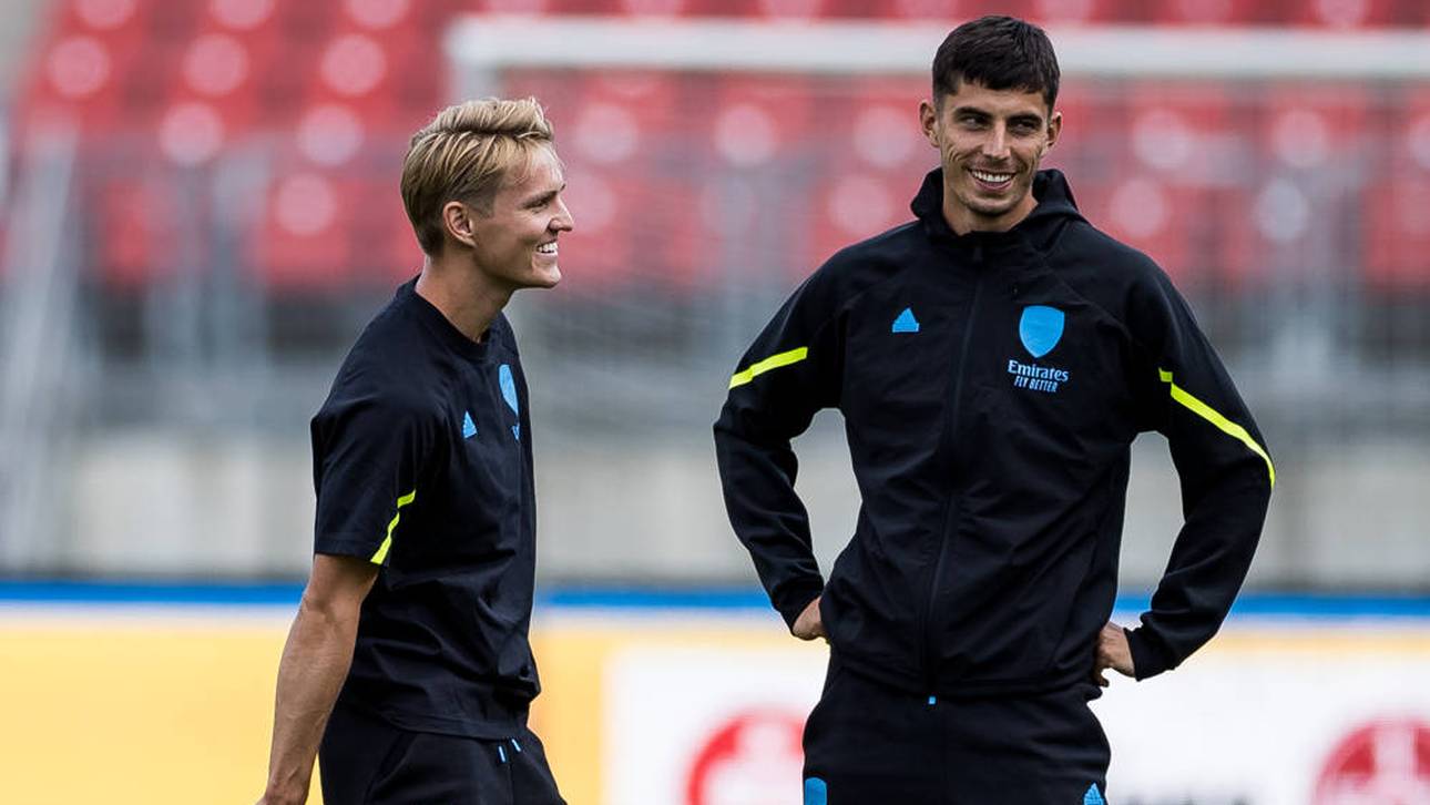 Martin Ödegaard (links) will mit künftig mit Havertz das Arsenal-Mittelfeld dirigieren 
