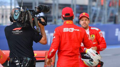 Charles Leclerc (l.) und Sebastian Vettel wollen die Ferrari-Siegesserie fortsetzen