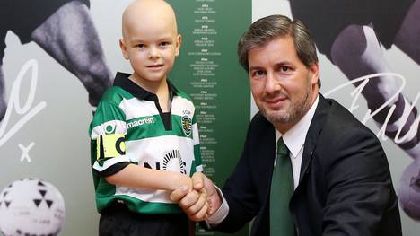 Der fünfjährige Francisco ist großer Fan von Sporting Lissabon