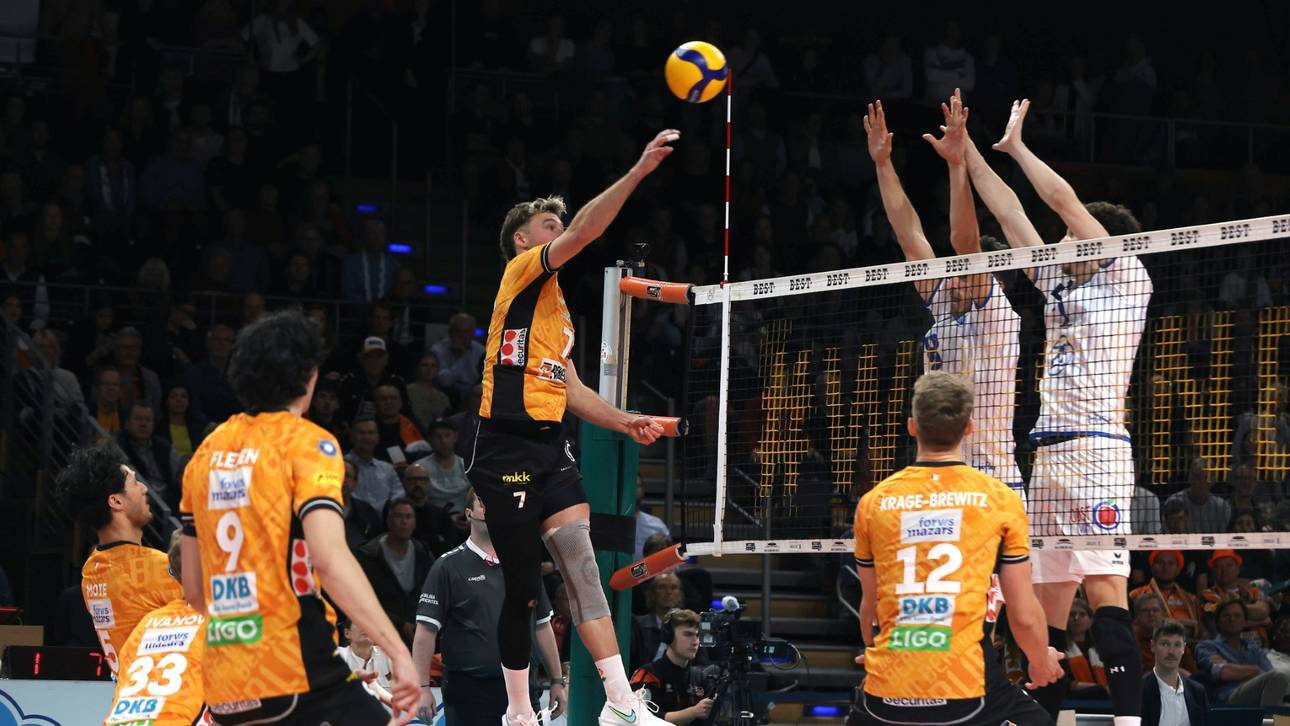 Volleyball: Friedrichshafen nach Sieg gegen Berlin im Finale