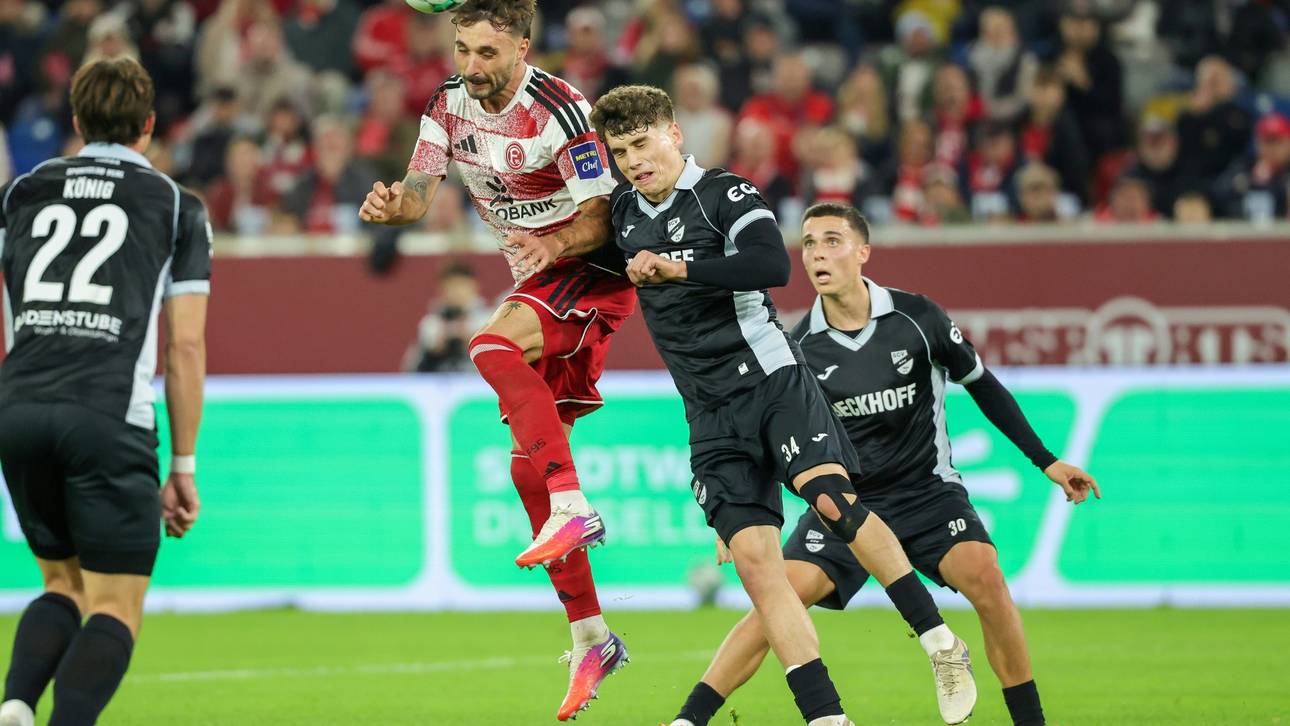 3. Liga: Düsseldorf verpasst Sieg