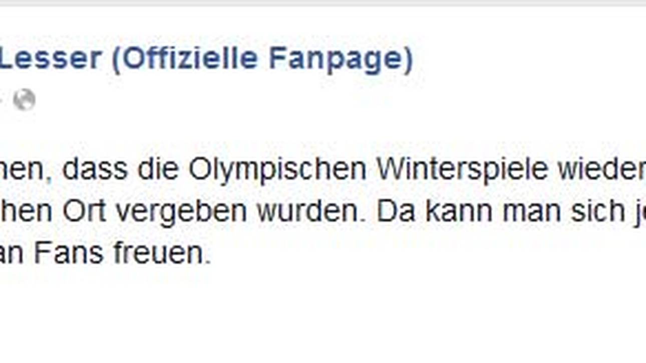 Biathlet Erik Lesser kritisiert die Vergabe der Spiele nach Peking