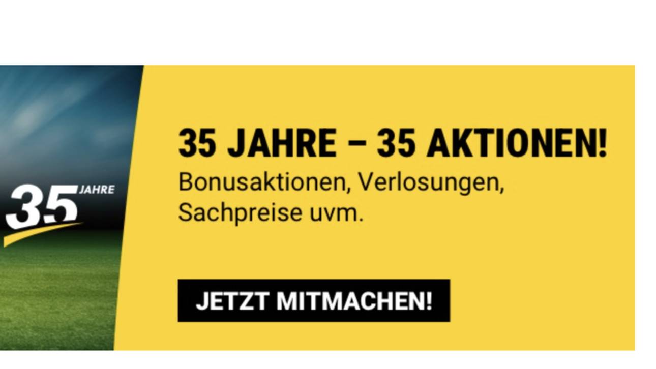 Interwetten Feiert 35. Jubiläum mit Großaktion bis ins Neue Jahr