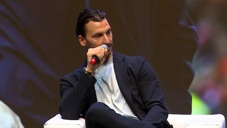 Zlatan Ibrahimovic spricht bei einer Podiumsdiskussion über seine ehemaligen Trainer Pep Guardiola und Jose Mourinho. Zu beiden hatte der Schwede ein sehr spezielles Verhältnis.