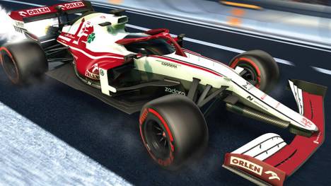 Formel-1-Lackierungen wie die des Alfa Romeo sind ab sofort in Rocket League erhältlich!