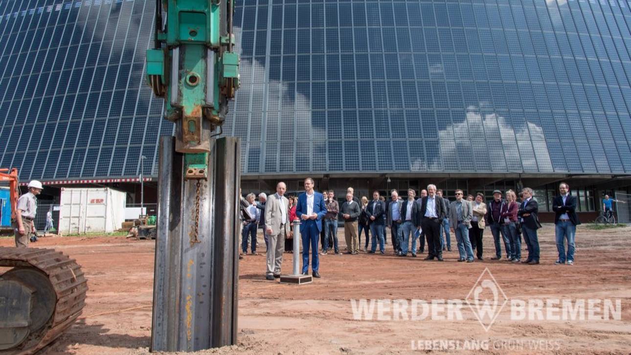 Werder schützt Stadion vor Flut