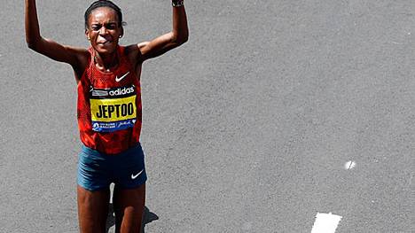 Rita Jeptoo gewann 2014 unter anderem den Boston-Marathon
