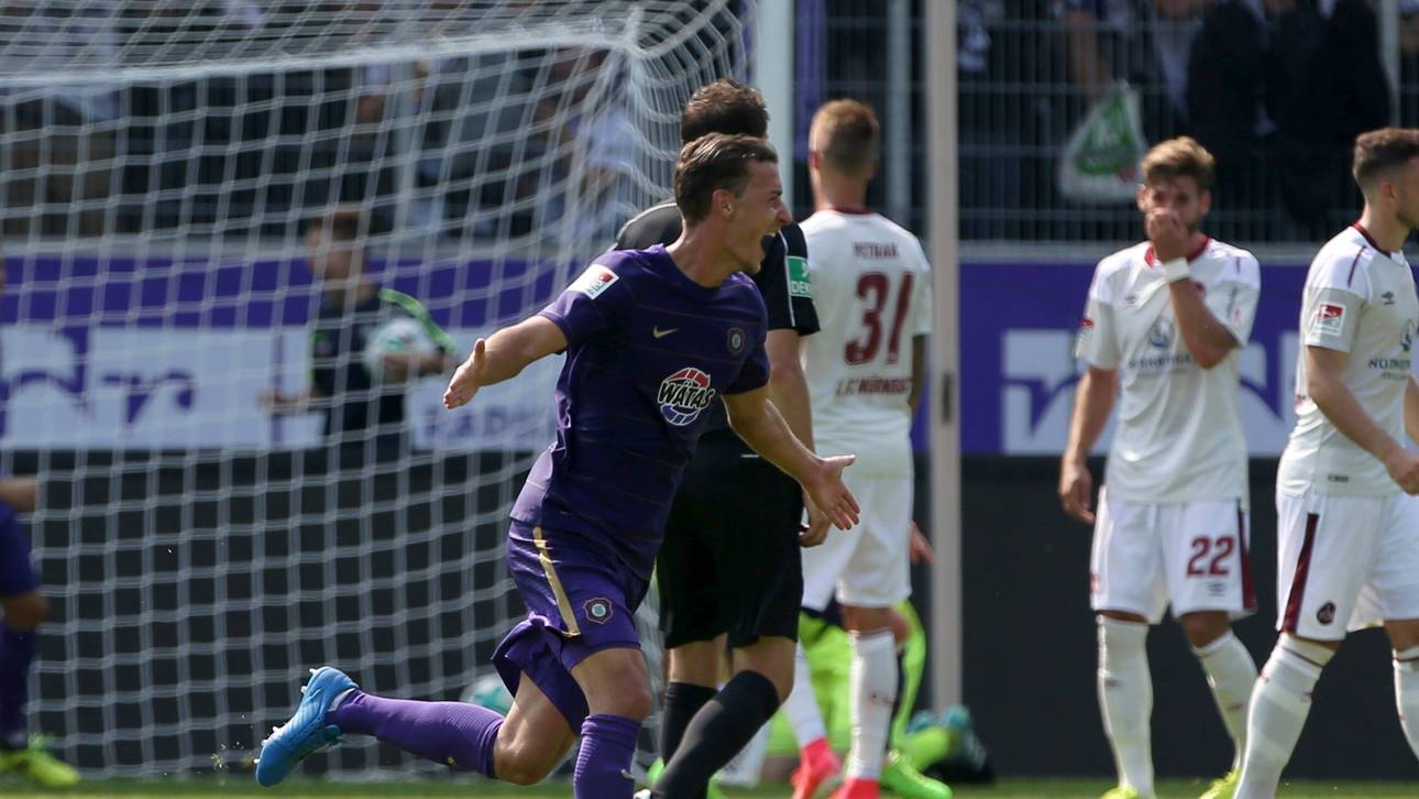 Aues Traumtor leitet FCN-Pleite ein