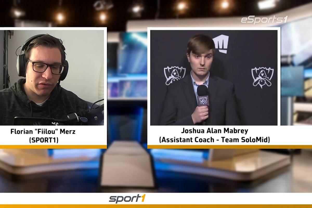 Nach der zweiten Niederlage von Team SoloMid hatte SPORT1 die Möglichkeit, mit Assistant Coach Mabrey zu sprechen.