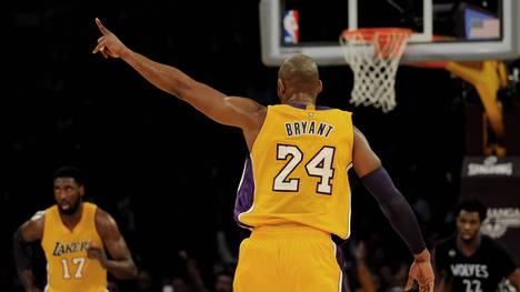Kobe Bryant Los Angeles Lakers Minnesota Timberwolves