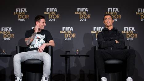Lionel Messi (l.) und Cristiano Ronaldo verstehen sich jetzt besser als früher