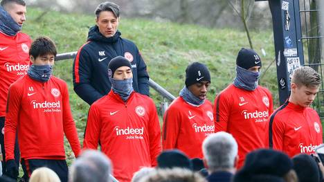 Niko Kovac im Training von Eintracht Frankfurt