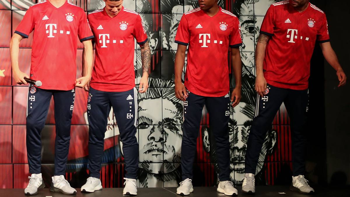 FC Bayern Muenchen And Adidas Unveil New Home Jersey 2018/19