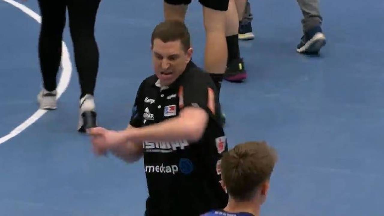 Nach hartem Kampf gegen Flensburg-Handewitt: Balingen-Coach rastet total aus