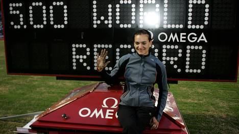 Jelena Issinbajewa hält noch heute den Weltrekord von 5,06 Metern