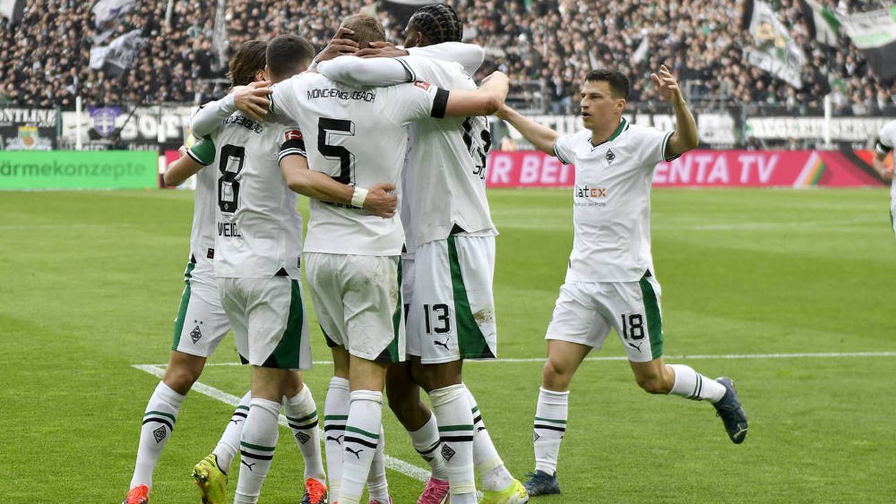 Gladbach mit Befreiungsschlag im Keller