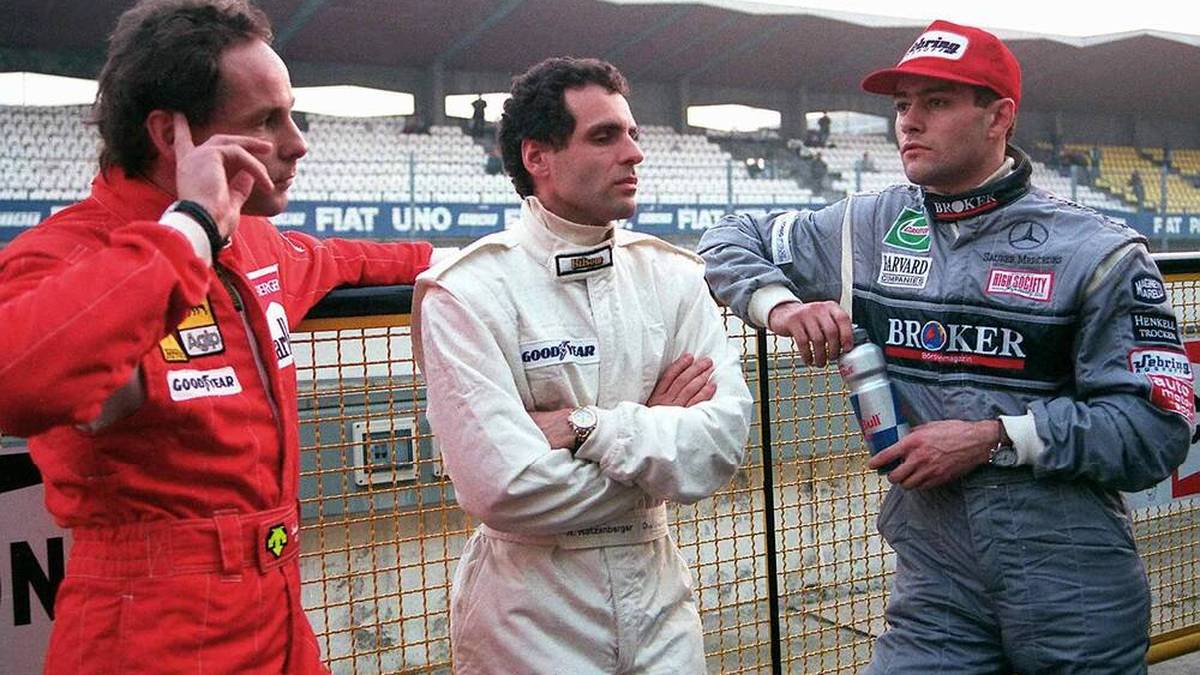 Gerhard Berger, Roland Ratzenberger und Karl Wendlinger bildeten 1994 ein österreichisches Trio in der Formel 1